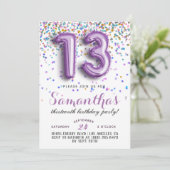 13e uitnodiging tot Confetti op zondag (Staand voorkant)