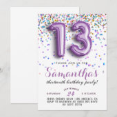 13e uitnodiging tot Confetti op zondag (Voorkant / Achterkant)