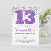 13e uitnodiging tot Confetti op zondag (Staand voorkant)