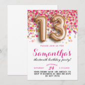 13e uitnodiging tot Confetti op zondag (Voorkant / Achterkant)