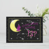 13e uitnodiging van de Birthday Party, in vrijheid (Staand voorkant)