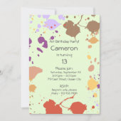 13e uitnodiging van de partij van de geboorte (Voorkant)