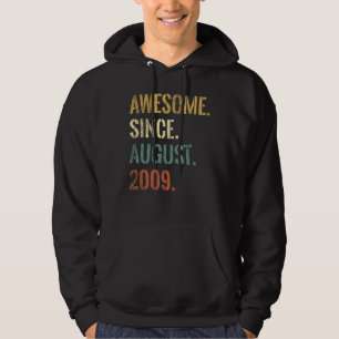 13e verjaardag 13 jaar oud Geweldige sinds augustu Hoodie