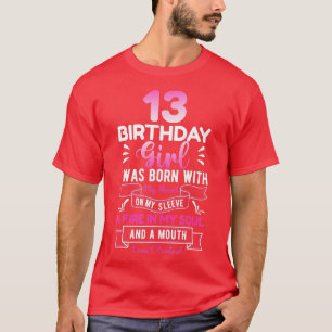 13e verjaardag 13-jarige meisjes Funny Nager Birth T-shirt