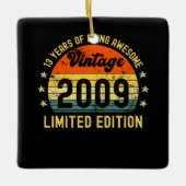 13e verjaardag  2009 beperkte uitgave keramisch ornament (Voorkant)