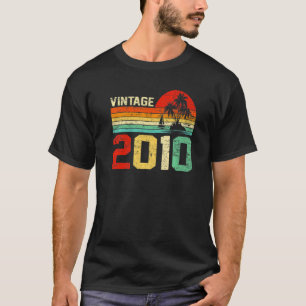 13e verjaardag 2010 Retro Boy Girl 13 jaar T-shirt