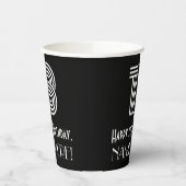 13e verjaardag — Art Deco Geïnspireerde look "13"  Papieren Bekers (Links)