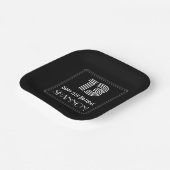 13e verjaardag — Art Deco Geïnspireerde look "13" Papieren Bordje (Gebogen)