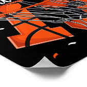 13e verjaardag Basketbal Boys Poster (Hoek)