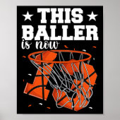 13e verjaardag Basketbal Boys Poster (Voorkant)