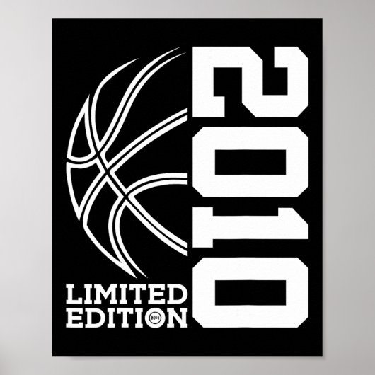 13e verjaardag Basketbal Limited Edition 2010 Poster (Voorkant)
