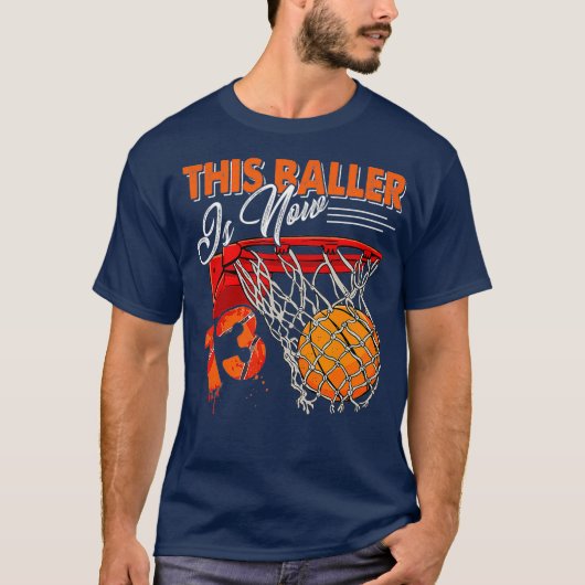 13e verjaardag Basketball TShirt Funny 13 jaar (Voorkant)