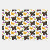 13e verjaardag Butterlies Hand Lettering Inpakpapier Vel (Voorkant 2)