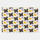 13e verjaardag Butterlies Hand Lettering Inpakpapier Vel (Voorkant 3)