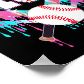 13e verjaardag Bysebyll Home Plate Drip Ijs 1 Poster (Hoek)
