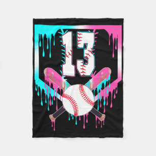 13e verjaardag Bysebyll Thuisplaat Drip Ijs 1 Fleece Deken