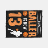 13e verjaardag Bysketbyll - Deze Byller is nu 13 Fleece Deken (Voorkant (Horizontaal))