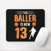 13e verjaardag Bysketbyll - Deze Byller is nu 13 Muismat (Met muis)