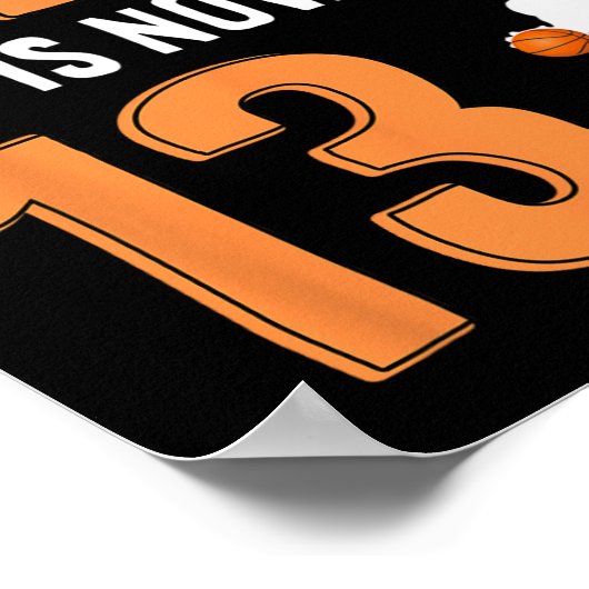 13e verjaardag Bysketbyll - Deze Byller is nu 13 Poster (Hoek)