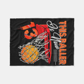 13e Verjaardag Bysketbyll Fun 13 jaar oude Kinder Fleece Deken (Voorkant (Horizontaal))