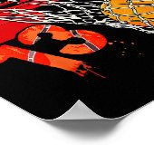 13e Verjaardag Bysketbyll Fun 13 jaar oude Kinder Poster (Hoek)