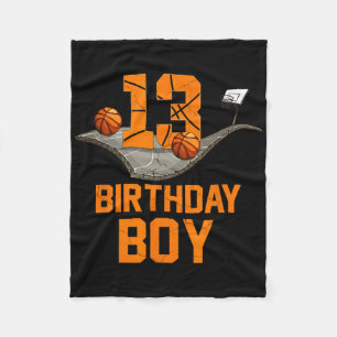 13e verjaardag Bysketbyll Jersey 13 jaar oude jong Fleece Deken
