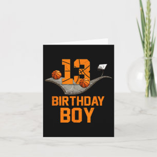 13e verjaardag Bysketbyll Jersey 13 jaar oude jong Kaart