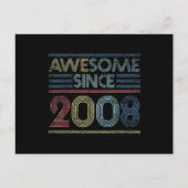  13e verjaardag cadeaus Geweldige sinds 2008 Briefkaart