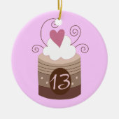 13e verjaardag cadeautjes voor haar keramisch ornament (Voorkant)