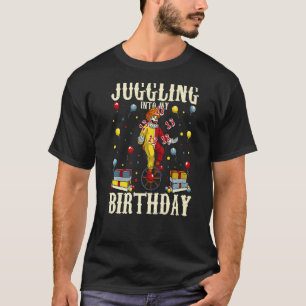 13e verjaardag Clown Circus Jongleren in 13e geboo T-shirt