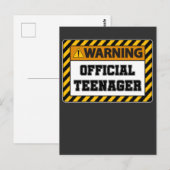 13e verjaardag Dertien jaar oude officiële tiener Briefkaart (Voorkant / Achterkant)