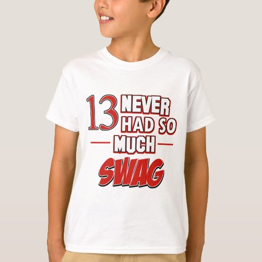 13e verjaardag design t-shirt (Voorkant)