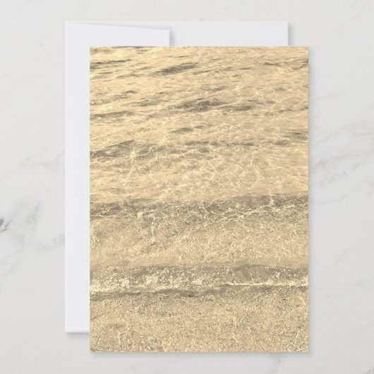 13e verjaardag Eigen leeftijdsnaam Water Abstract Kaart (Achterkant)