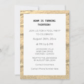 13e verjaardag Eigen leeftijdsnaam Water Simple Tr Kaart (Voorkant)