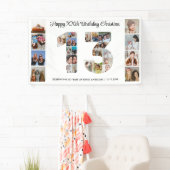 13e verjaardag feest nummer 13 fotocollage spandoek (Insitu)