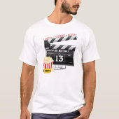 13e verjaardag filmpartij t-shirt (Voorkant)