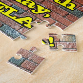 13e verjaardag: Fun Graffiti-geïnspireerde regenbo Legpuzzel (Zijkant)