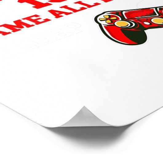 13e verjaardag gamer voor beste games 13 jaar poster (Hoek)