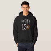 13e verjaardag Gift Baseball Player 13-jarige jong Hoodie (Voorkant volledig)