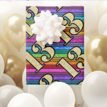 13e Verjaardag Gouden Getallen Regenboog Streep Gl