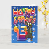 13e verjaardag, Happy Birthday Kaart (Gele Bloem)