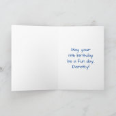 13e verjaardag: Heatpatroon liefhebbend, regenboog Kaart (Binnen)