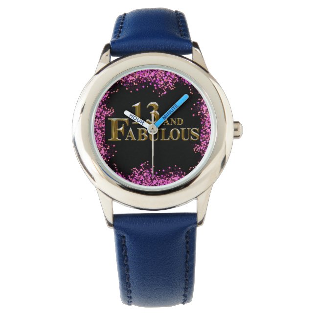 13e verjaardag  horloge (Voorkant)