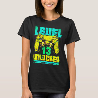 13e verjaardag  I Level 13 vrijgespeeld I Officiee T-shirt