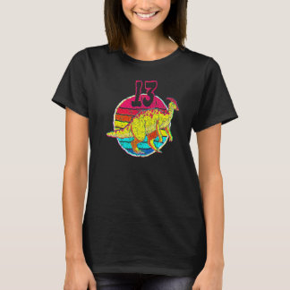13e verjaardag I Parasaurolophus I Familie Matchin T-shirt
