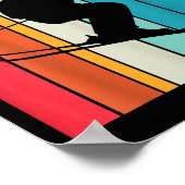 13e Verjaardag Jongen Retro Ski Lover Skier 13 Jaa Poster (Hoek)