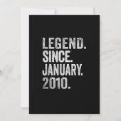 13e verjaardag jongens 13 jaar oud Legend sinds ja Kaart (Voorkant)