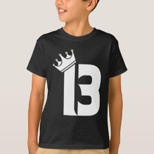13e verjaardag jongens meisjes  nummer tiener t-shirt