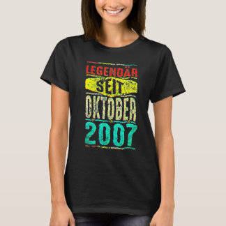 13e verjaardag Legendarisch sinds oktober 2007 T-shirt