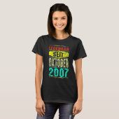 13e verjaardag Legendarisch sinds oktober 2007 T-shirt (Voorkant volledig)